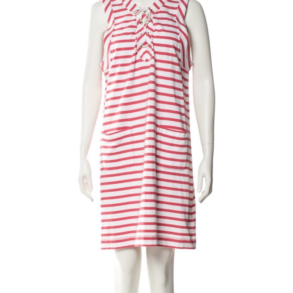 Kate Spade Pink and White Striped Dress